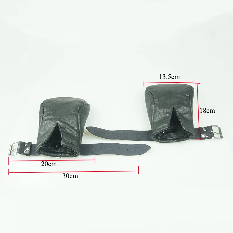 Бандаж и наручники для БДСМ секс щенок играть мягкие варежки защитные кожаные