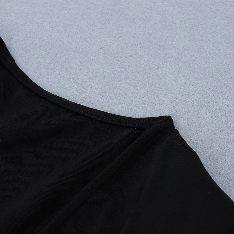 INDRESSME осеннее Новое модное женское сексуальное платье с глубоким v-образным вырезом и длинным рукавом, Драпированное Кружевное облегающее мини-платье с разрезом, вечерние Клубные платья