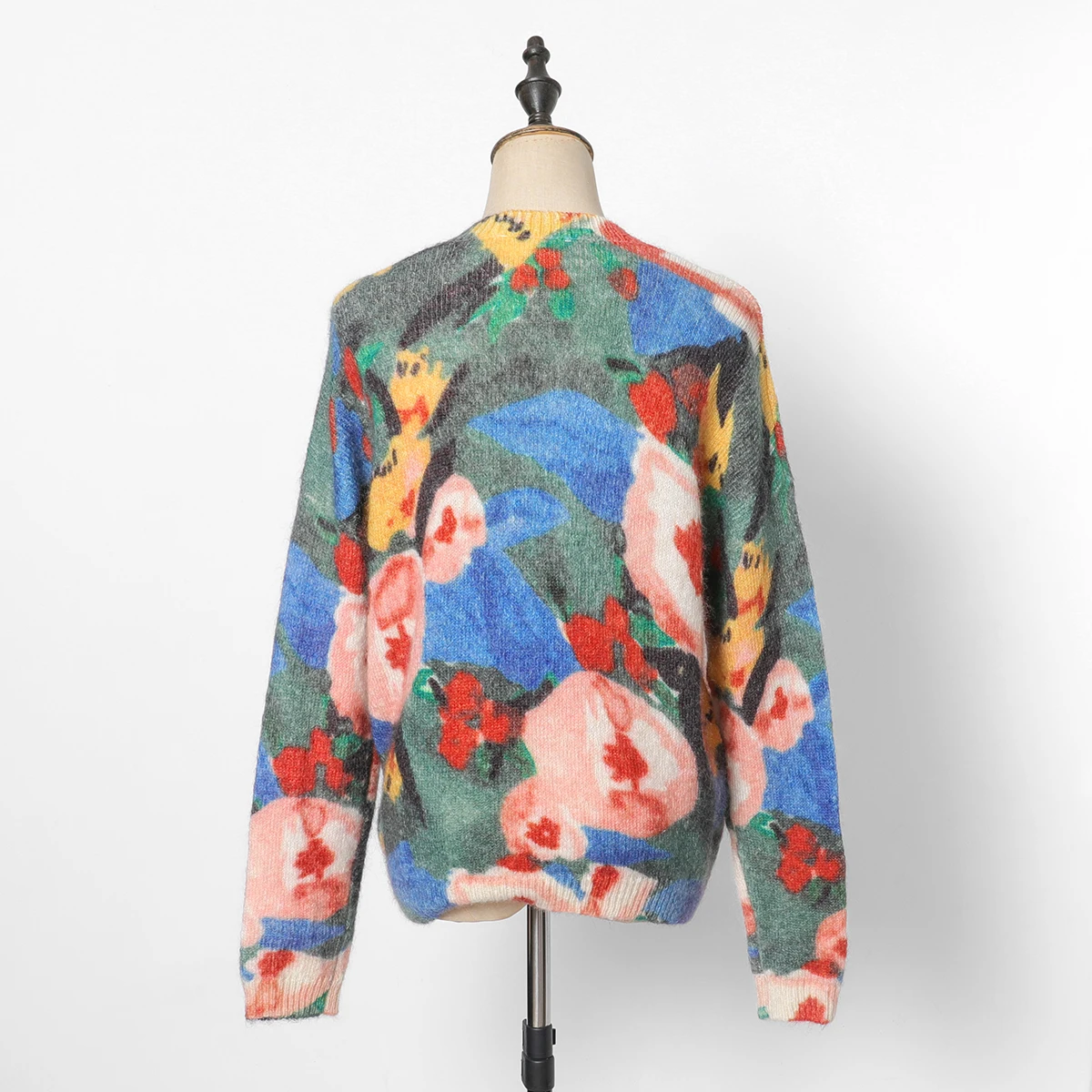 Свитер Delphe с принтом джемпер женский осенне-зимний Повседневный вязаный уличный