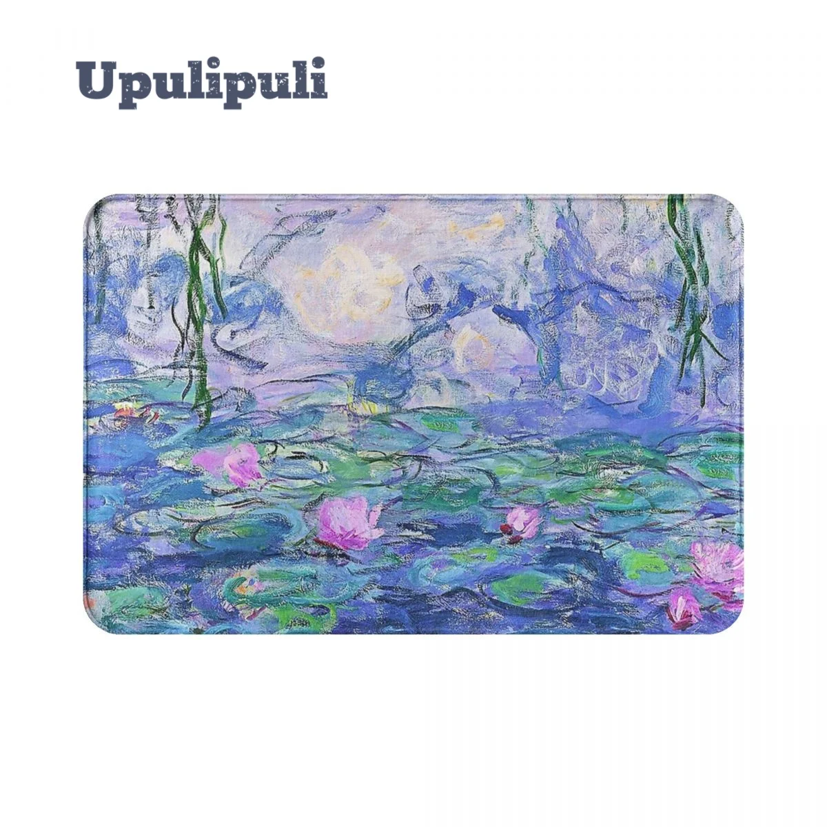 

Claude Monet Water Lilies Doormat Soft Bath Mat Anti-Slip Paintings Welcome Mats for Home Bathroom Printed Bathtub Shower Mats