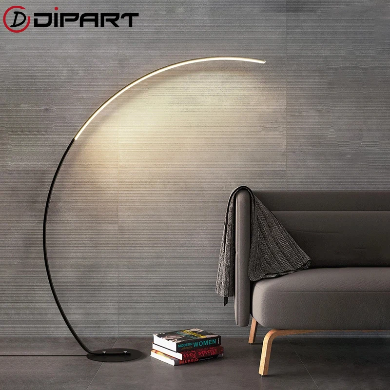 Светодиодная Напольная Лампа современный простой светильник на стойке для