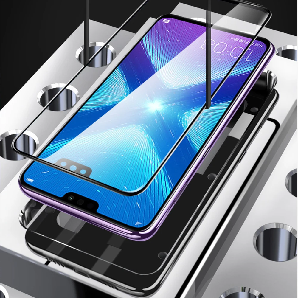 Для Honor 8X8 X Max закаленное стекло на весь экран Защитное стекло для huawei Honor 8C 8 C Защитная крышка для экрана защитное стекло Fil