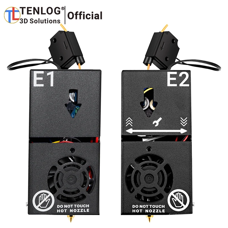 Комплект насадок для 3D принтера Tenlog двойной экструдер и сопло с поддержкой