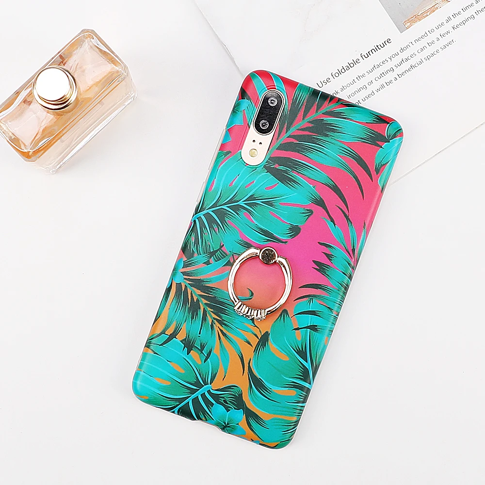 LOVECOM винтажный цветок банановый лист чехол для телефона для huawei mate 30 Lite P20 P30 mate 20 Pro Lite мягкая IMD задняя крышка на весь корпус