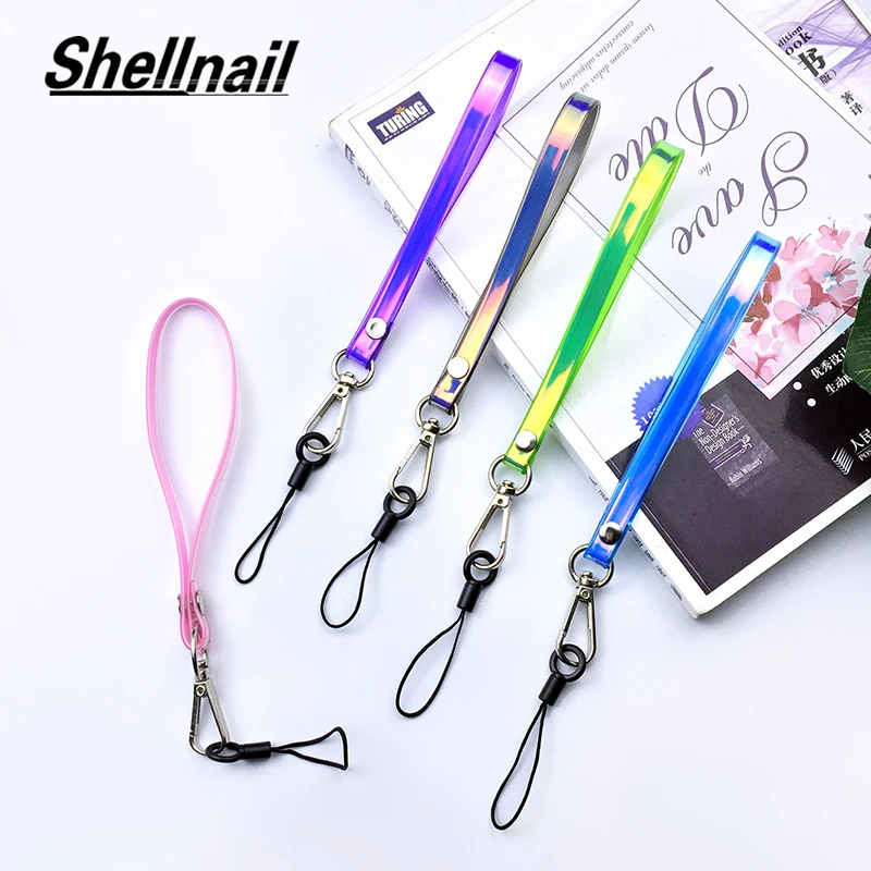 

Shellnail Laser Discolor Weaving Lanyard Neck Strap for keys ID Card Mobile Phone Straps For Phone USB Badge Holder Hang Rope