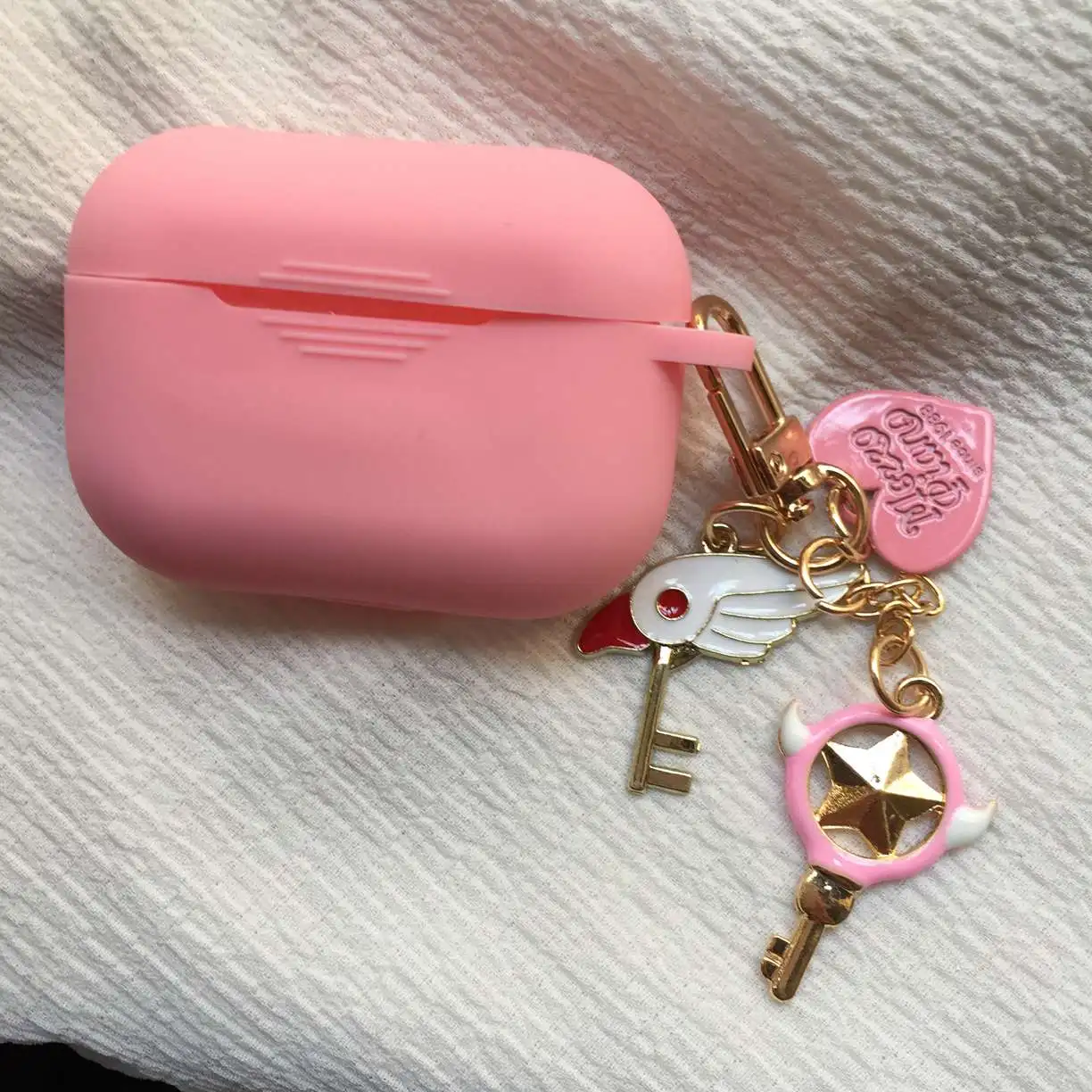 Чехол для Air pods 1/2 для AirPods Pro с милым рисунком и кольцом для ключей, роскошные аксессуары, брелок, силиконовый чехол s, чехол для наушников