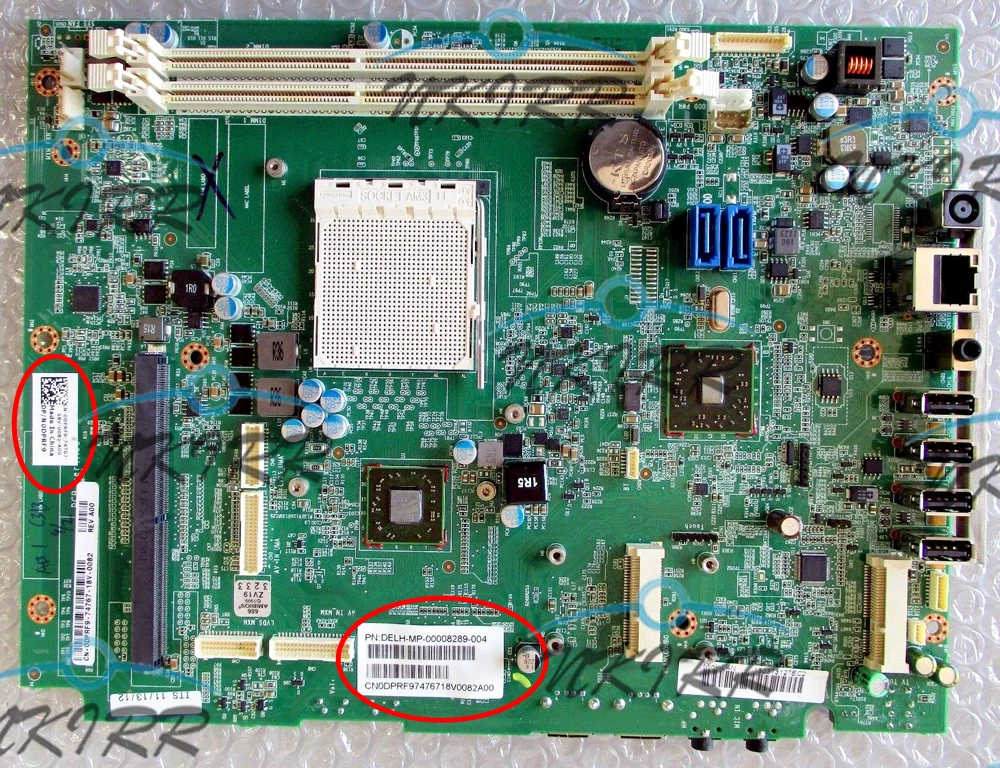100% рабочий 0DPRF9 DPRF9 AM3 DDR3 MP-00008289-004 материнская плата для Dell Inspiron One 2305 2205 AIO ( MXM HD5470M