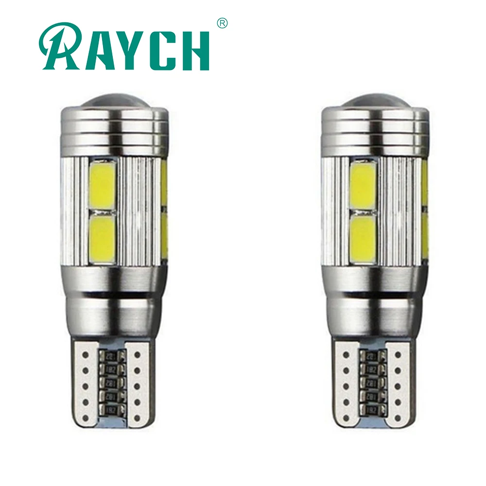 2 шт. W5W 10SMD CANBUS T10 5630 SMD 194 светодиодный ные автомобильные лампы без ошибок CAN BUS Auto