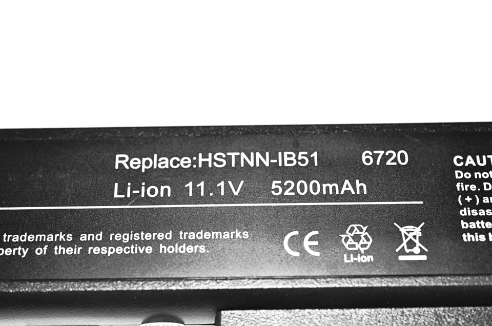 11,1 V батарея для COMPAQ 510 511 610 615 для струйного принтера Hp 550 Бизнес Тетрадь 6720s 6730s 6735s 6820s 6830s HSTNN-IB51 HSTNN-IB62
