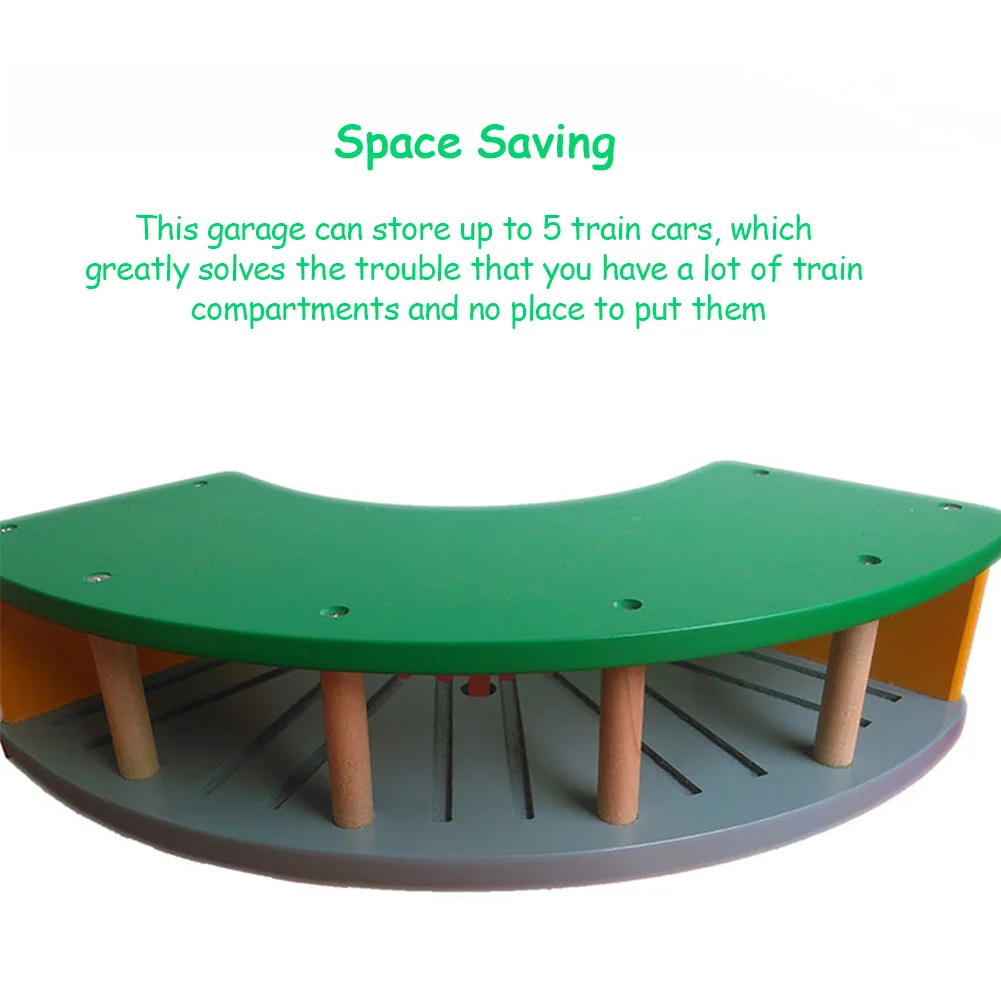 Деревянные двери гаража игрушки DIY железная дорога железнодорожные пути