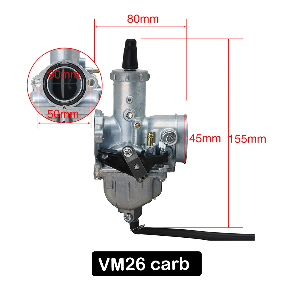 Карбюратор ALconstar Mikuni VM16 мотоциклетный карбюратор для 110-250 куб. См 20-28 мм 30-32 |