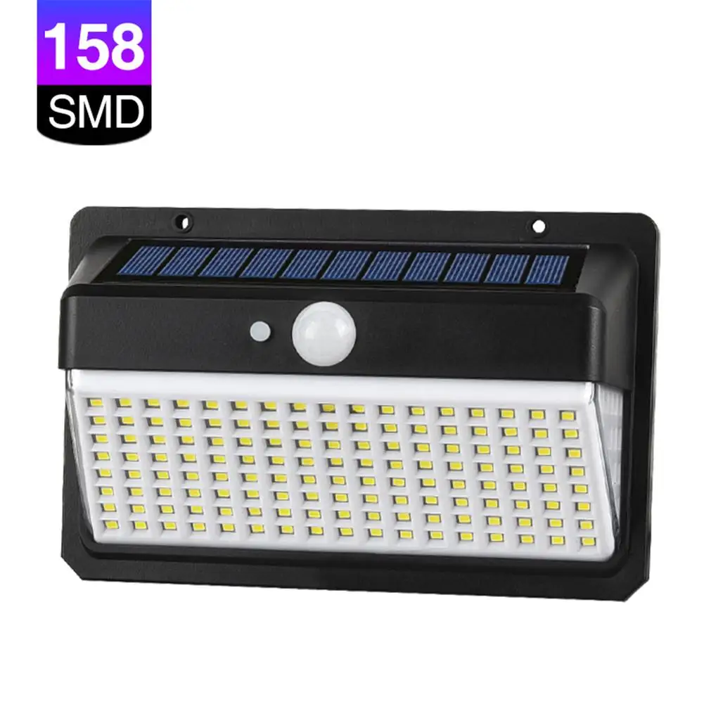 

158 LED Outdoor Solar Light IP65 Waterproof Wall Mount Light Motion Sensor Super Bright Emergency Lamp For Outdoor