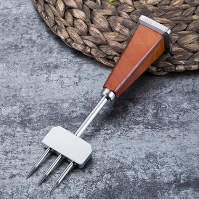 

Bartender Ice Chisel Japanese-Style Three-Fork Ice Cone Three-Headed Ice Cone Ice Cutter Ice Cutter