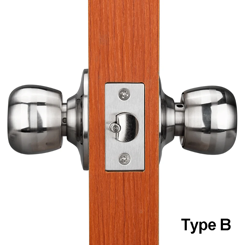 1 шт. дверной замок Бытовой Универсальный шариковый для ванной комнаты спальни