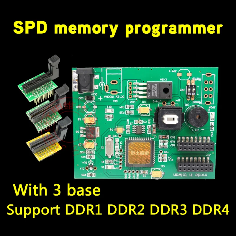 Программатор записи памяти SH SPD поддержка DDR1 DDR2 DDR3 DDR4 для ноутбука (блок питания