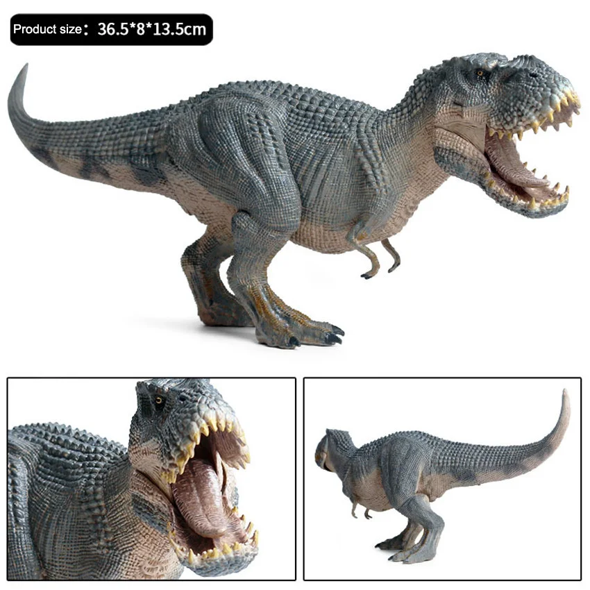 

37 см модель динозавра игрушка супер тираннозавр рекс пластиковые игрушки тираннозавр Юрского периода игрушки динозавры для детей