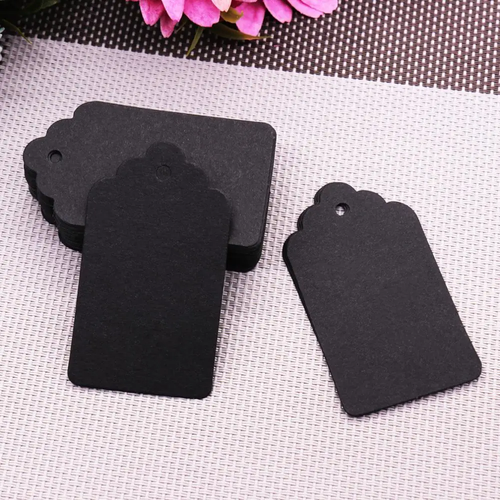 Бирки из крафт бумаги ручной работы и благодарности за подарок ярлык на голову