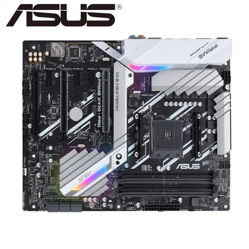 Günstig Für ASUS PRIME X470-PRO Original Motherboard Für AMD Sockel AM4 DDR4 64G USB 3,1 HDMI M.2 X470 VERWENDET Desktop Motherboard