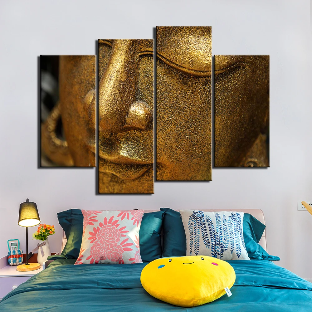 Картины на холсте настенные художественные Рамки Плаката 4 шт zen картины Будды