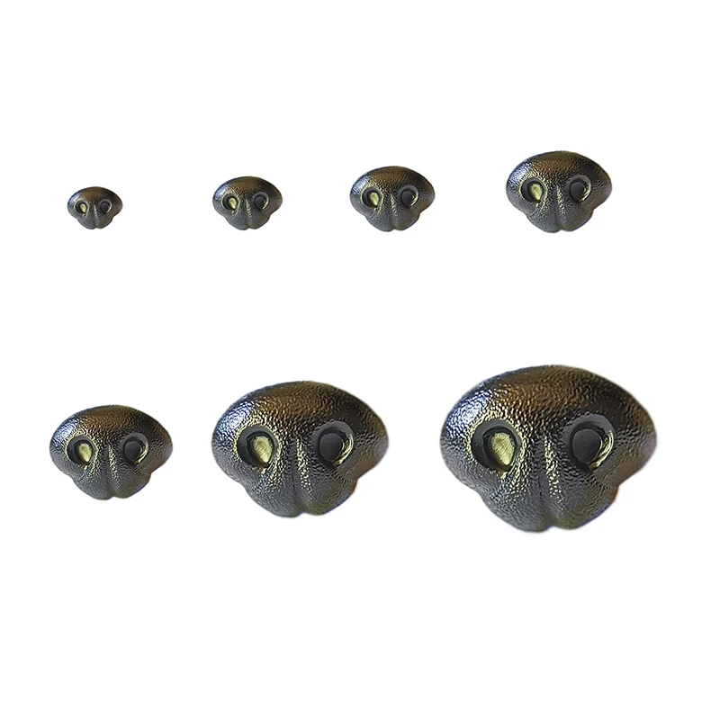 

Dog Noses Smooth Plug-in Animal Plastic Noses DIY Accessories For Crochet Toy Doll Making Supply For Amigurumi Doll NO WASHERS