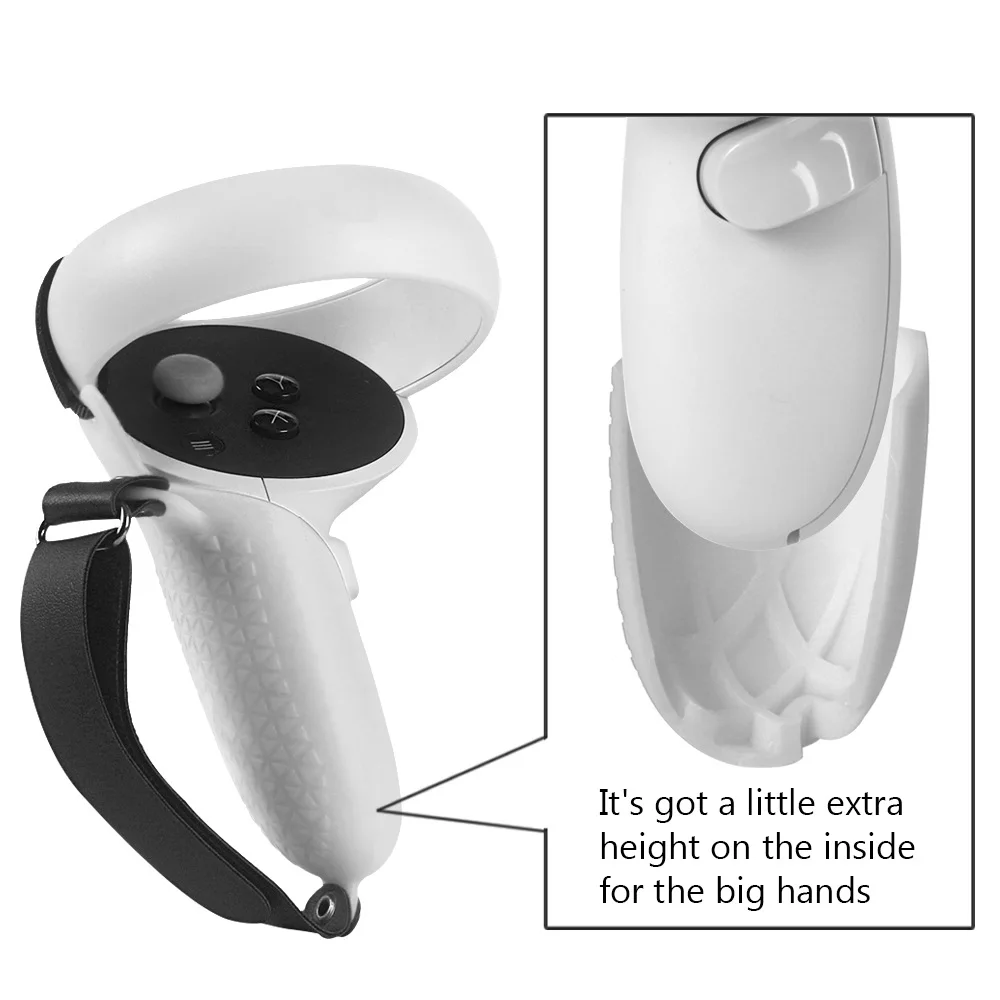 Силиконовый защитный чехол с подставкой для Oculus Quest 2 Очки виртуальной реальности