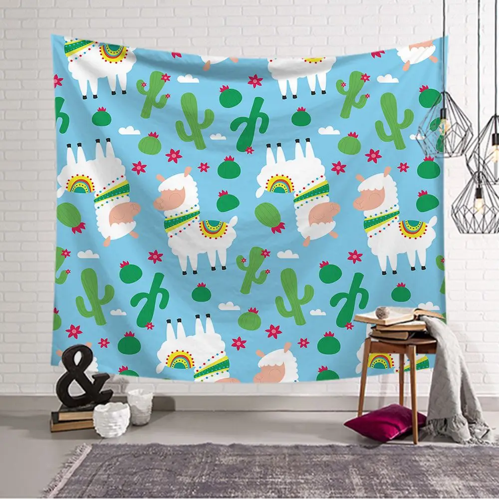 Красивый гобелен альпака Настенный декор различные стили психоделический