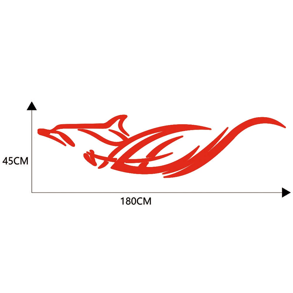 

1PCS Car SUV Decal Stickers Vinyl Decal Sticker Decals Decor Graphic Sticker New Dolphin Totem Car Sticker