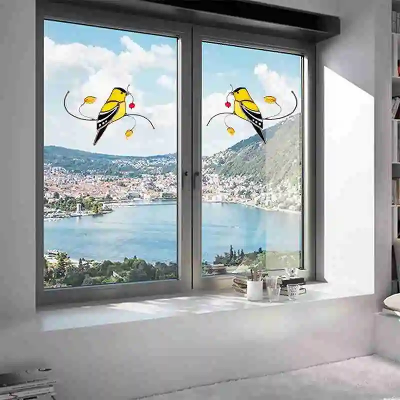 

1Pc Wall Decals Birds on Tree Peel and Stick Fresh Removable Wall Stickers for Kids Living Room Bedroom Nursery Room