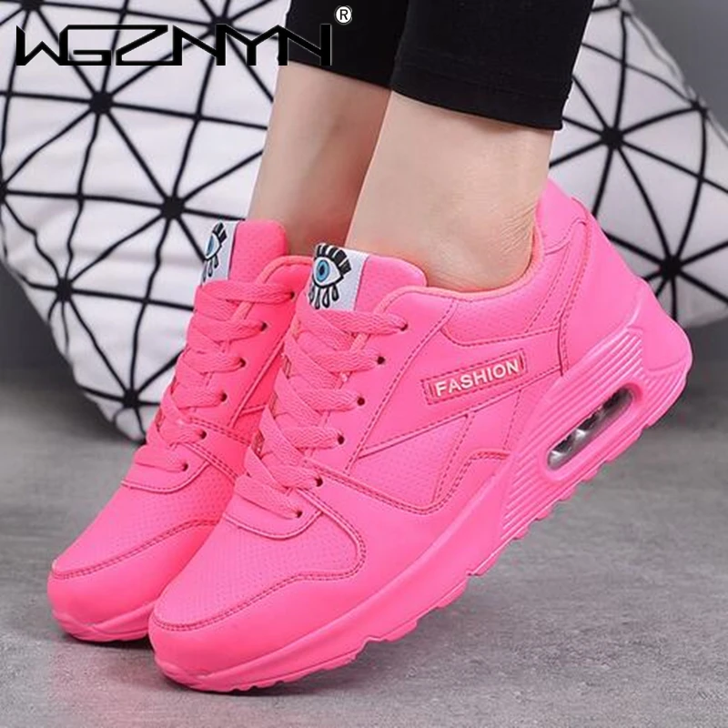 

NEW Fashion Autumn Women Casual Shoes Leather Platform Shoes Women Sneakers Ladies White Trainers Light Weight Chaussure Femme