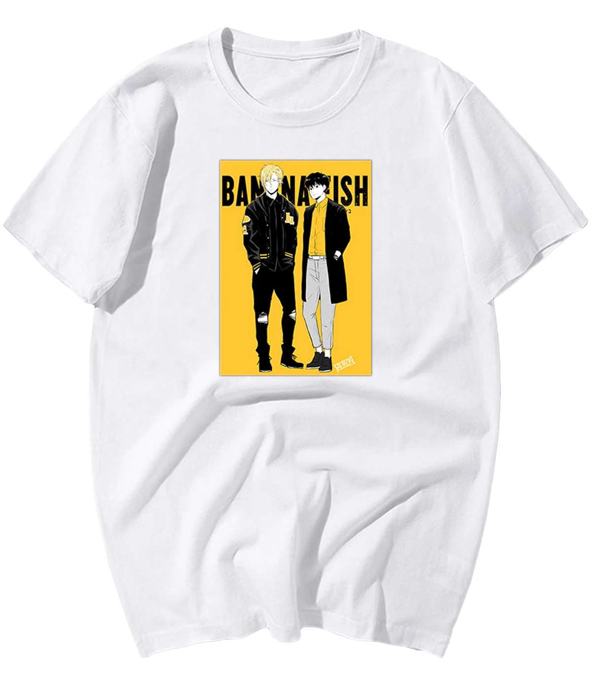 

Anime BANANA FISH 2 Fashion T-shirts Men Women T Shirts Casual Sport Tee Shirt Round Neck Short Sleeve T-shirt Top Plus Size 3XL