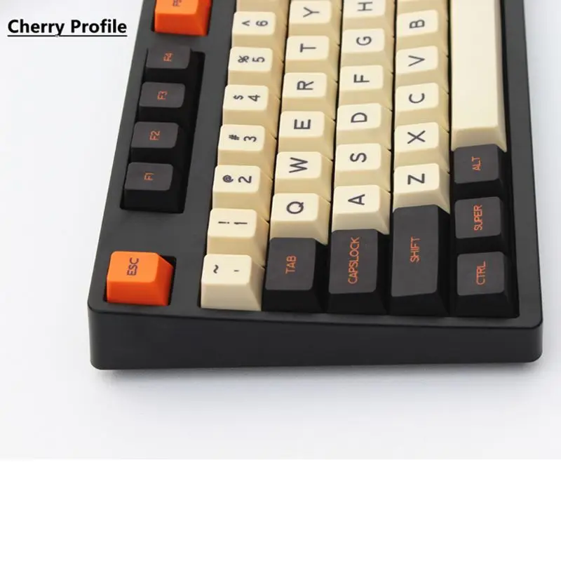 

Carbon Color 104+21 Key Laser Carving OEM Profile PBT For filco Cherry G80-3800 3850 3000 Mechanical Keyboard Keycap