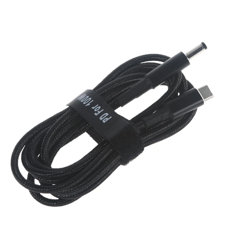 Универсальный кабель для передачи данных USB-C Type-C на DC 4 8x100 мм PD Вт быстрой зарядки
