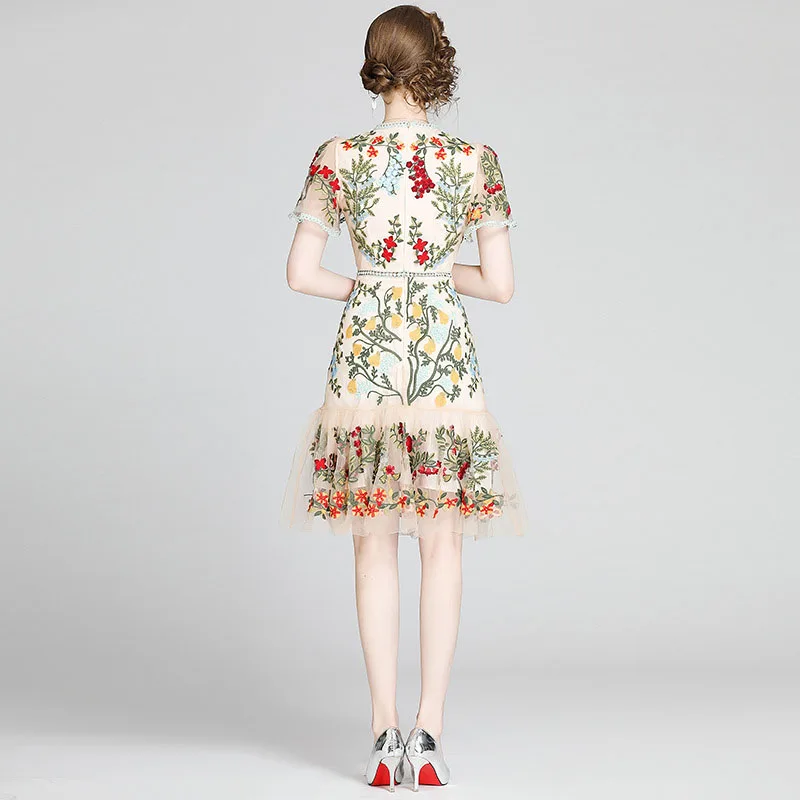 

Runway Maxi Dress Plus size Women's Long Sleeve Bow Collar Vintage Floral Print Chiffon Party Holiday Long Dress