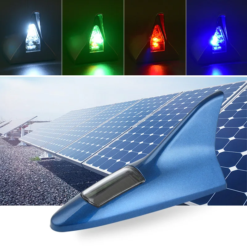 СВЕТОДИОДНЫЙ Автомобильный мерцающий светильник 12V 24V Акула shape форме благодаря