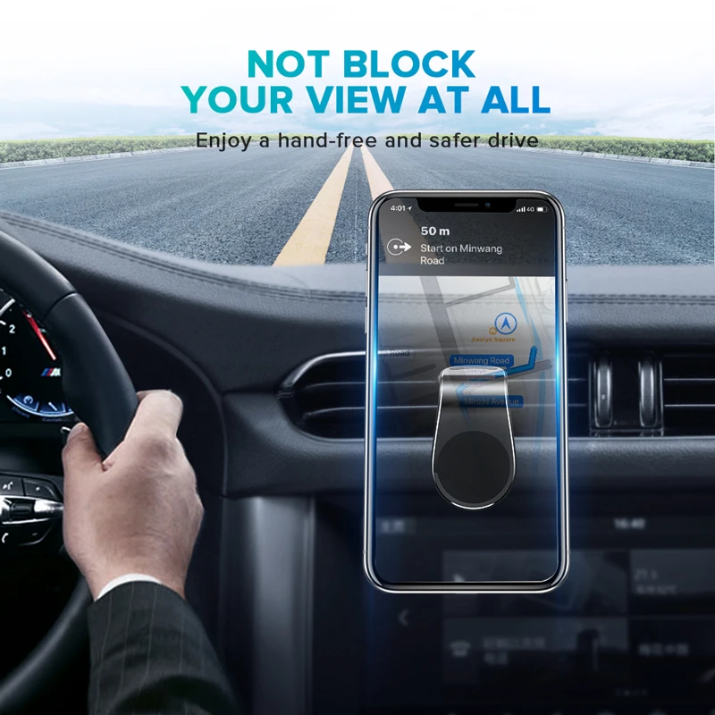 Magnetic Car Phone Holder Mobile Mount Cell Stand Smartphone GPS Support For iPhone 11 12 Pro 8 7 Huawei Xiaomi Redmi Samsung | Мобильные