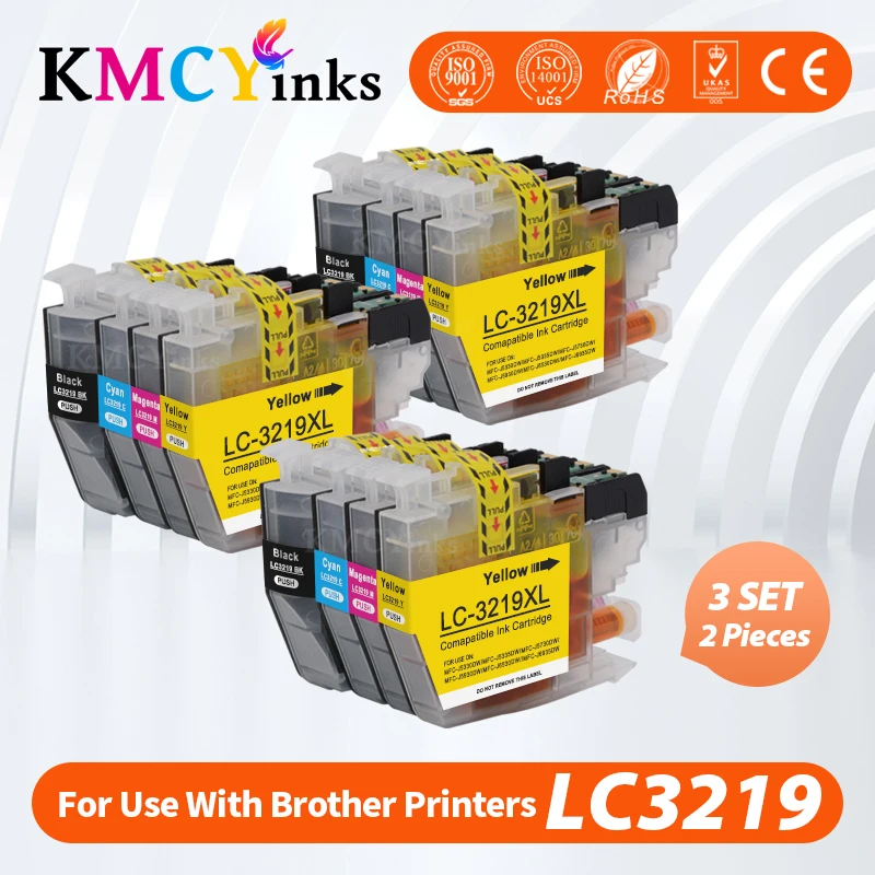 

KMCYinks LC3219XL Compatible for Brother LC3219 XL Ink Cartridges for Brother MFC-J5330DW MFC-J5335DW MFC-J5730DW MFC-J5930DW