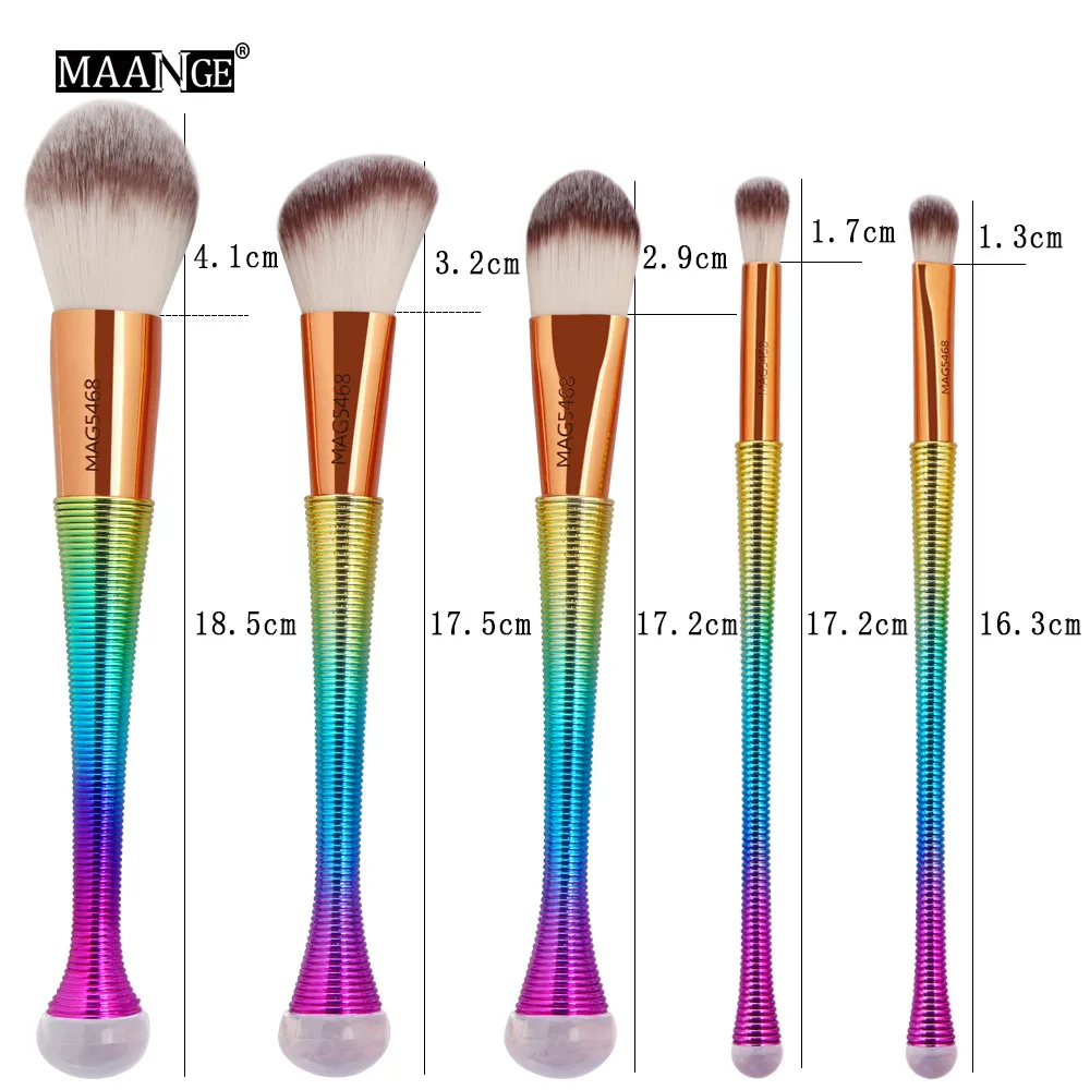 12 шт. Кисть для макияжа нейлоновые тени век подводка бровей мягкие косметические