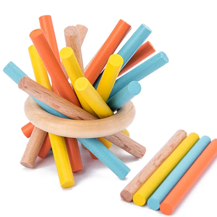 Детская 3D деревянная головоломка куб гироскопа детское раннее Когнитивное