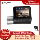 Видеорегистратор WHEXUNE Novatek 96675, 2,0 дюйма, 2k, 1080p, 2 камеры, Автомобильный видеорегистратор, встроенный Gps, функция ночного видения