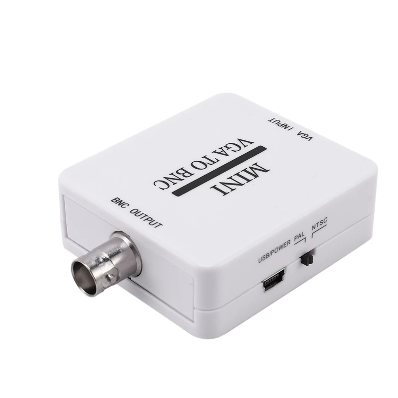 Преобразователь видео Mini HD VGA в BNC композитный адаптер цифровой переключатель для