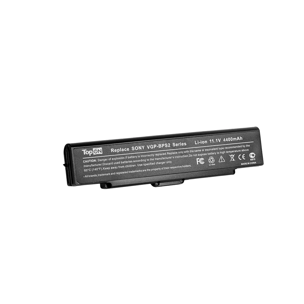 Аккумулятор TopON TOP-BPS2 для Sony Vaio VGC-LA, LB, VGN-AR, C, FE, FJ, FS, FT, N, S, SZ, Y Series, p/n: CL565B.806 10.8V (4400m