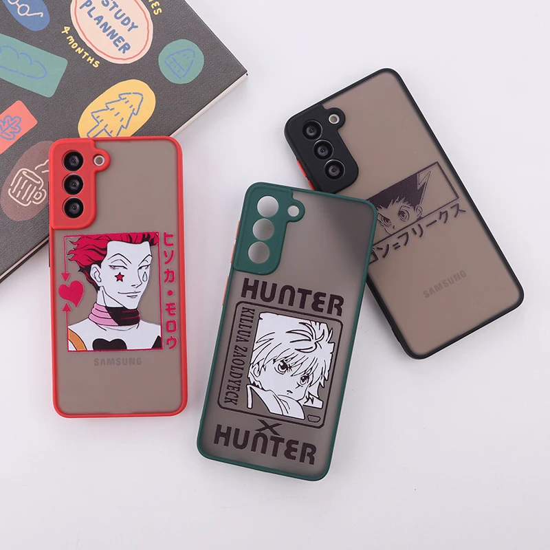 

Anime Matte Hunter X Hunter Killua Phone Case For Xiaomi Mi 8 9 11 Ultra Redmi 8 10 9 Pro 5G Transparent Shockproof Phone Cover