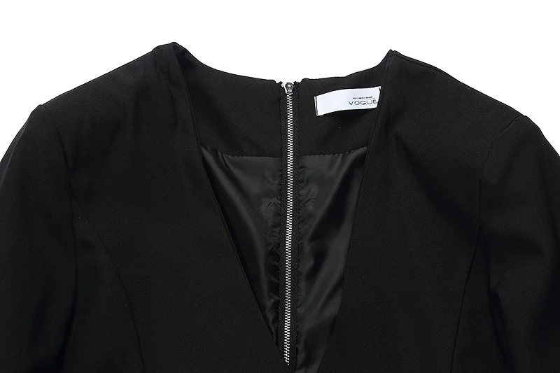 

DEAT 2021 new spring and summer fashion women clothes V-neck full sleeves single breasted mini length suit dress WP86701L