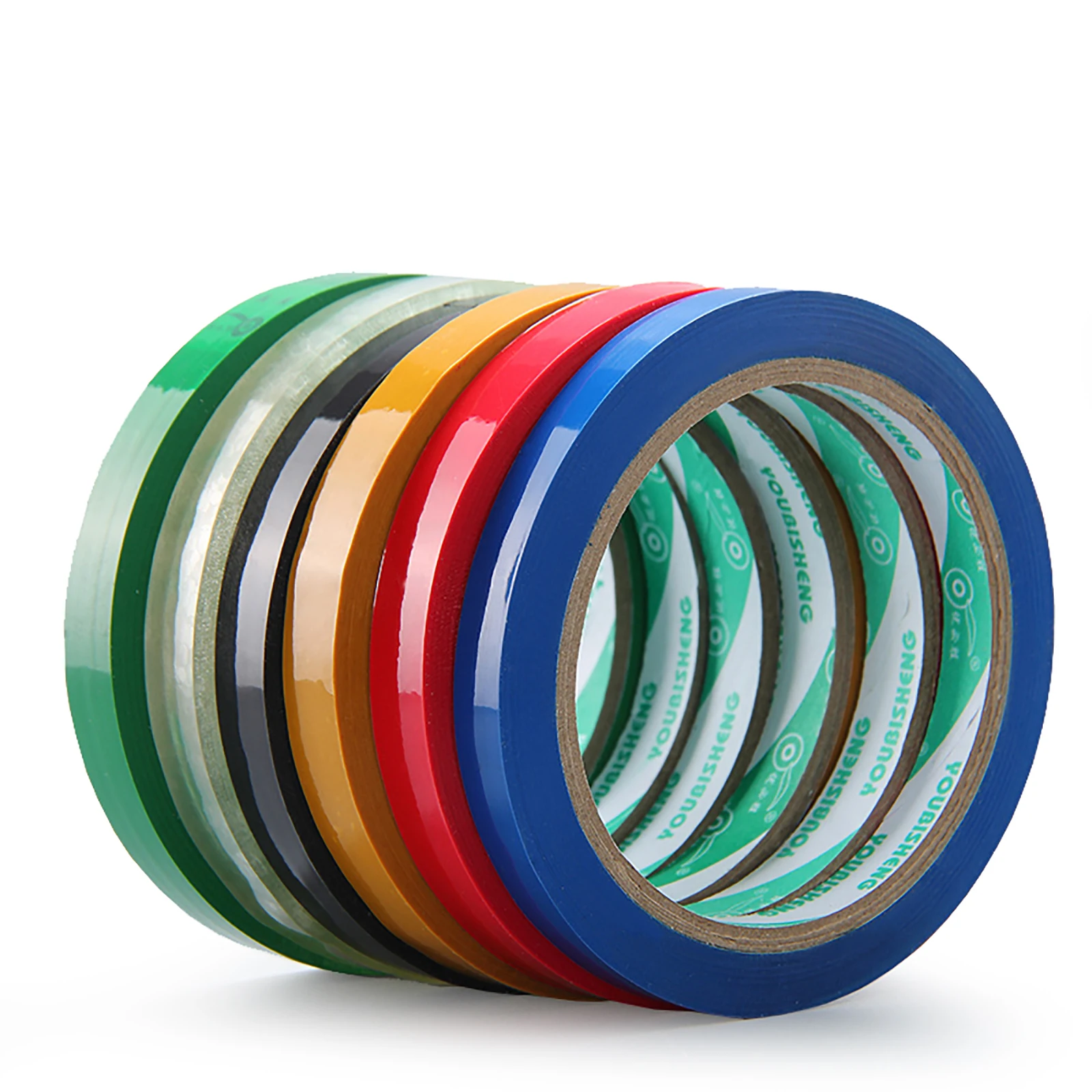 Long 50M Color Tape Sealing Adhesive Tape Bag Neck Sealer Tape Sealing Fruit Veg Food Sweets Width 10/12/15/20mm