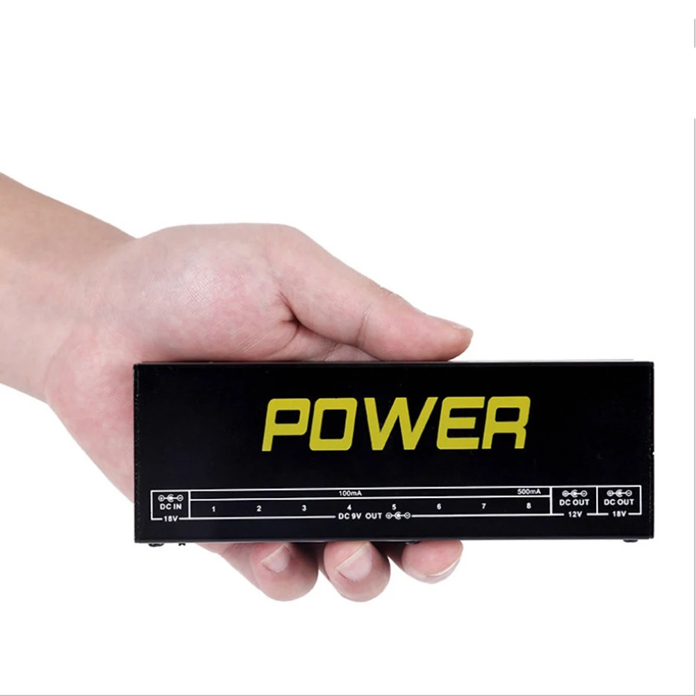 1 шт. источник питания алюминий регулируемый 10 выходов низкий уровень шума 9 В 12 18