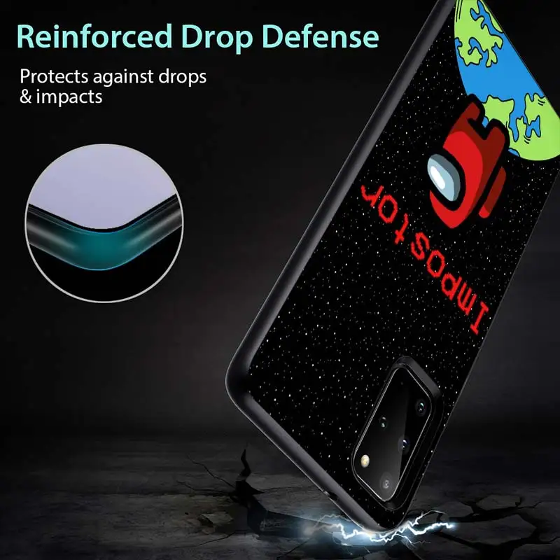 

Amongs Us Game for Samsung S20 FE Ultra Plus A91 A81 A71 A51 A41 A31 A21S A11 A72 A52 A42 A32 A12 A02S Phone Case
