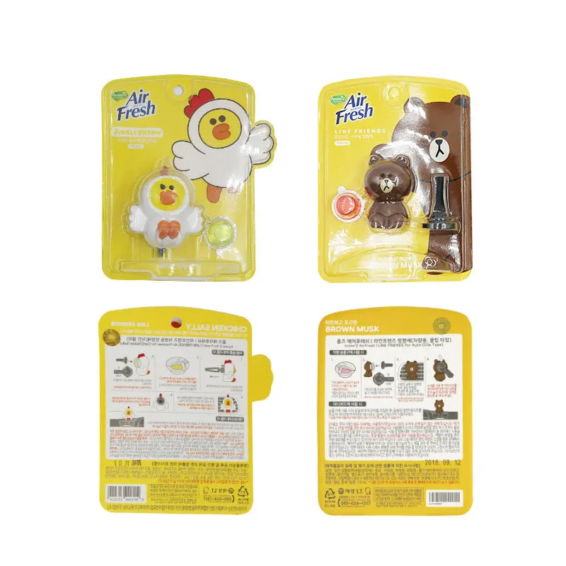 

Korean style new Cartoon Bear Car Air Freshener perfume car pendant ornament Car Accessories
