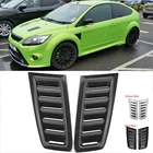 Универсальный подходит для Ford Focus MK2 Стильная передняя капота вентиляционные отверстия капота отделка для Mercedes BENZ Audi BMW Honda Civic Infiniti автомобильные аксессуары
