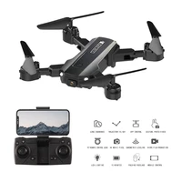 2021 drone with 1080p4k hd dual camera foldable height keeping drone wifi fpv real time transmission rc quadcopter toy for kids