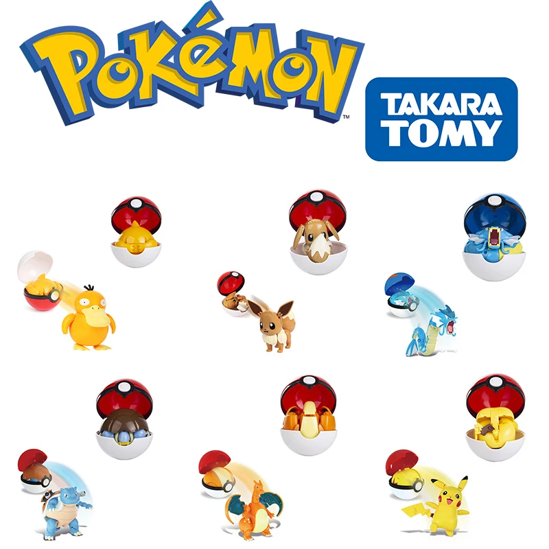 

Фигурки из аниме «Покемон», новые игрушки-трансформеры, оригинальная мультяшная кукла, игрушка-персонаж, детский подарок